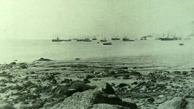 1894년 제물포에 정박한 기선들