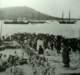 1903년 제물포 부두