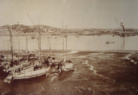 1910년대 월미도에서 바라본 제물포항 전경