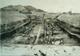 1911년 시작된 제1선거 공사 현장