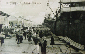 1930년대 인천항의 백미 선적