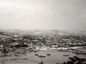 1959년 인천항 전경