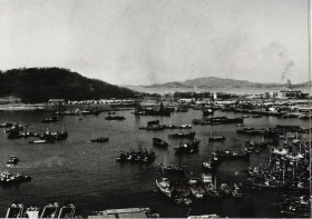 1960년대 인천항 전경