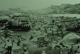 1960년대 초의 인천항