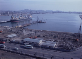 1980년대 초반 인천항 양곡부두 건설 공사(현 내항 7부두)