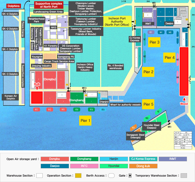 Guide Map for North Port